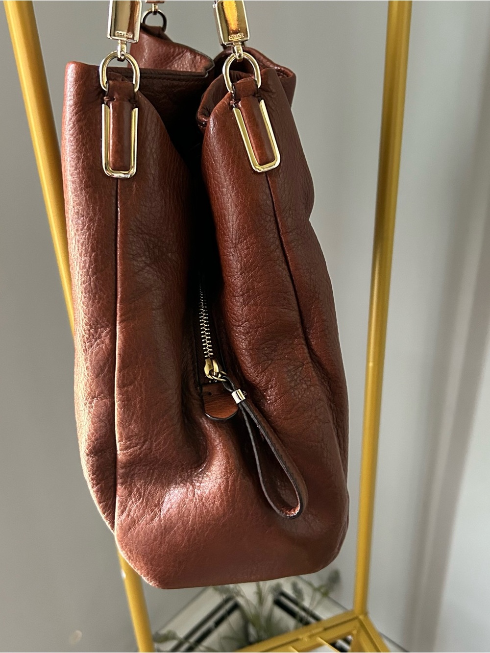 Vintage Coach Madison Phoebe Shoulder Bag Brown leather and gold hardware 26224 - Picture 6 of 11